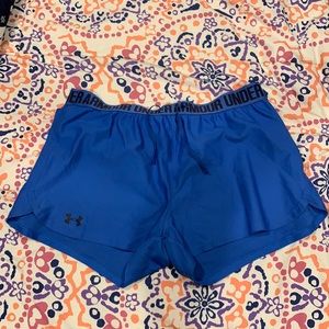 Blue Under Armour Women’s Play Up 2.0 Shorts